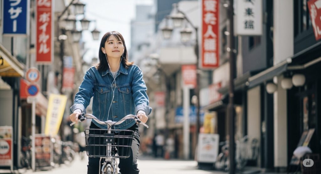 自転車運転時のイヤホンは違反？外音取り込みは？法律と選び方を解説