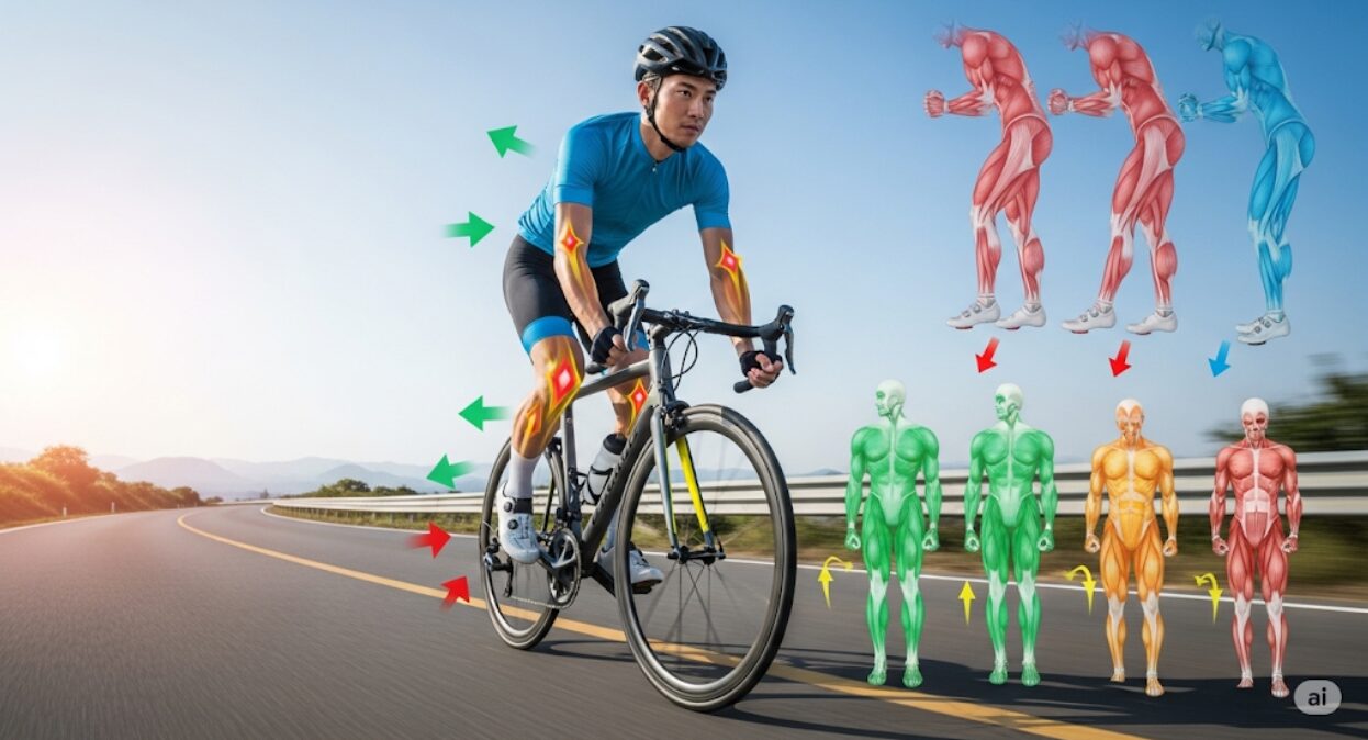 ペダリングのどの動きが筋トレになるのか