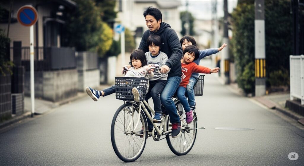 自転車4人乗りおんぶは違反！法律と安全対策を徹底解説