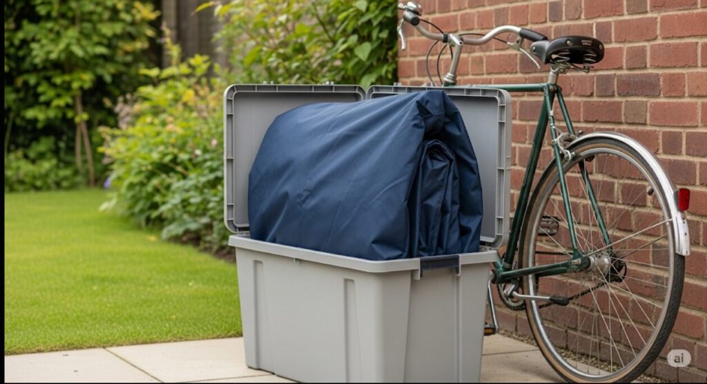 自転車カバー使わないときどうする？保管アイデアと便利グッズ
