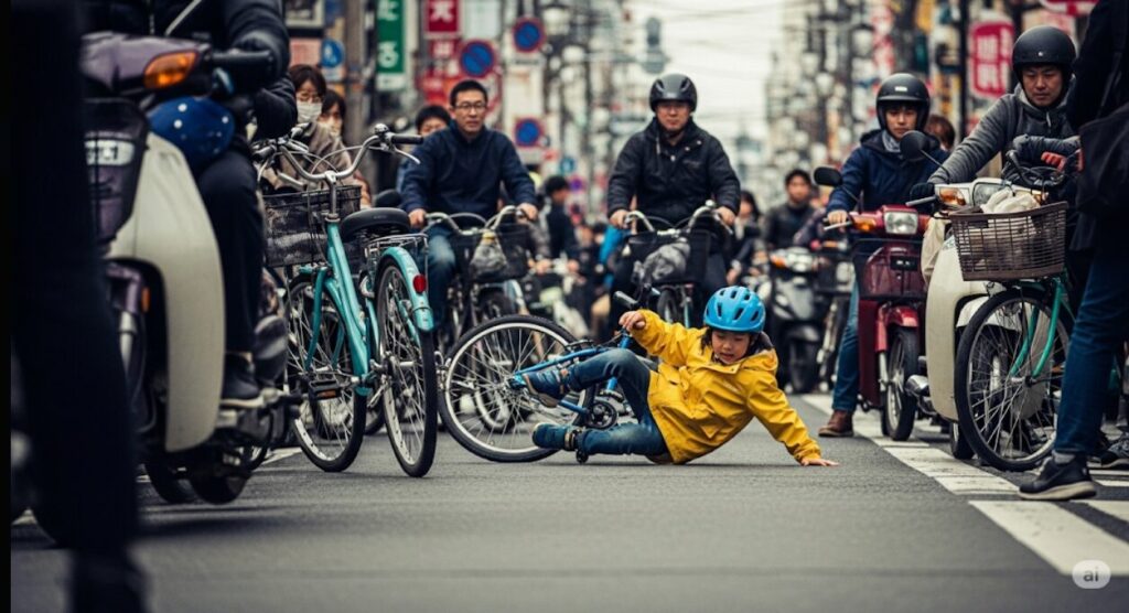自転車転倒で子供が死亡する重大リスク