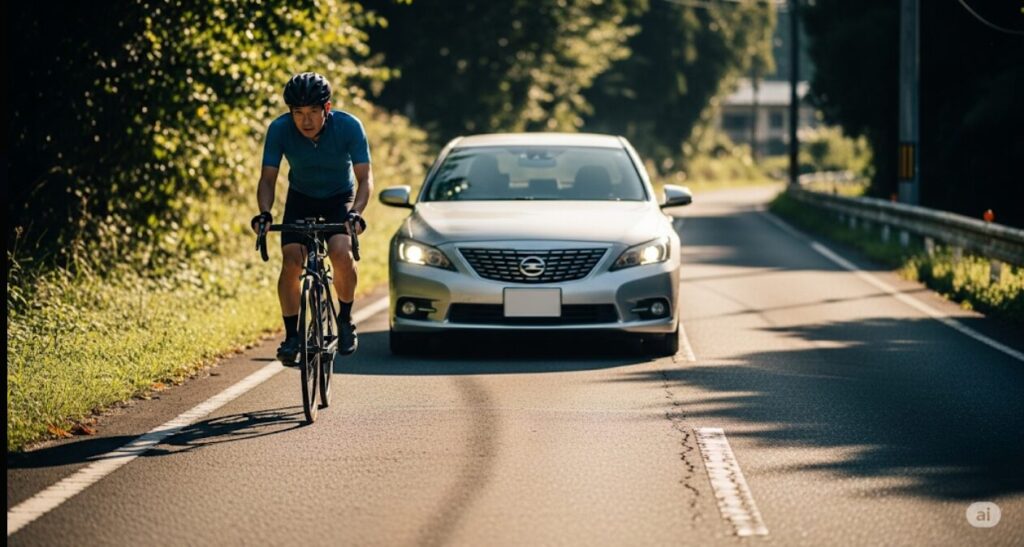 ロードバイクが車道を走るとうざい？その理由と安全な共存策