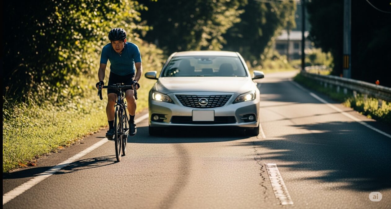 車道を走るロードバイクがうざい！その理由と安全な共存策