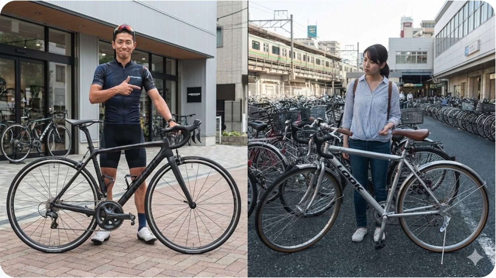 ルック車の見分け方を徹底解説！ロードバイク風自転車の特徴と注意点